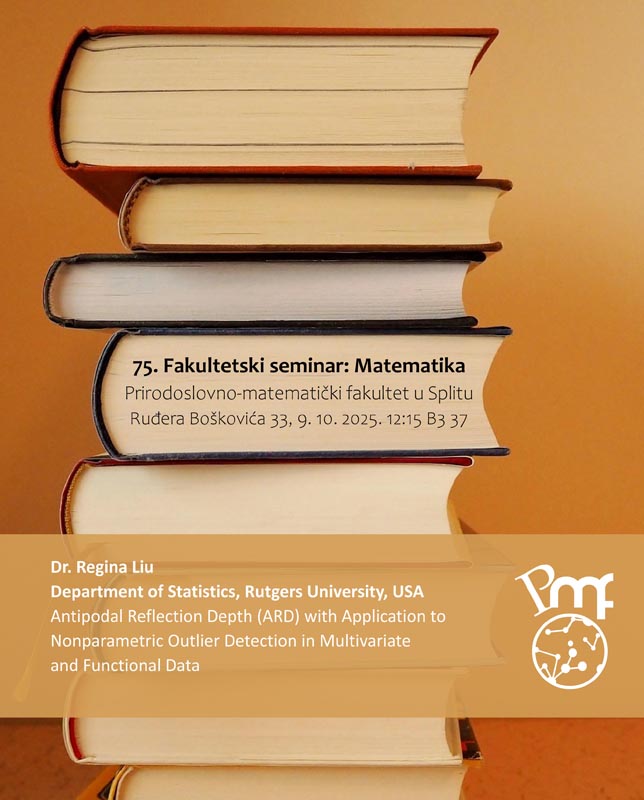 75. Fakultetski seminar  – prof. Regina Liu PhD