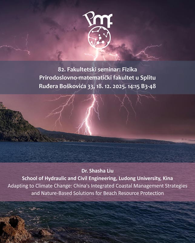 82. Fakultetski seminar – dr. Shasha Liu 82. Fakultetski seminar – dr. Shasha Liu